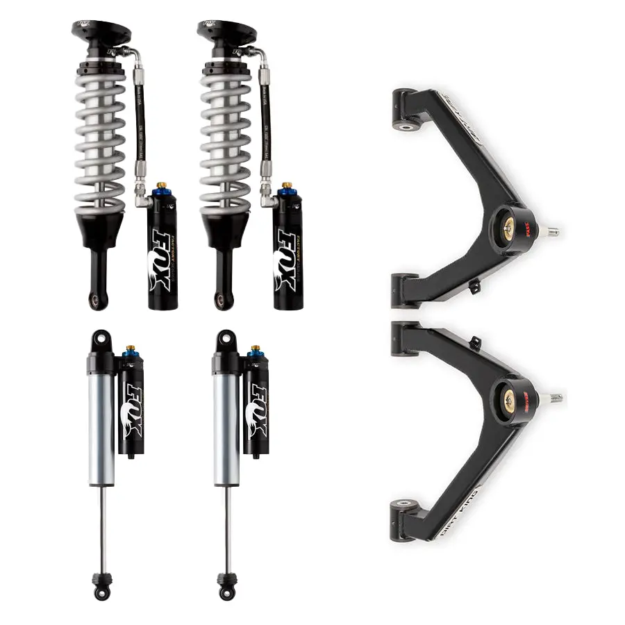 07-18 Gm 1500 Dirt King Stage 2 Mid Travel Kit With Adjustable Fox Shocks 1
