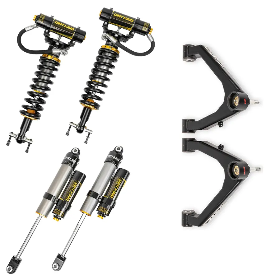 07-18 Gm 1500 Dirt King Stage 2 Mid Travel Kit With Dirt King 2.5 Dca Shocks 1