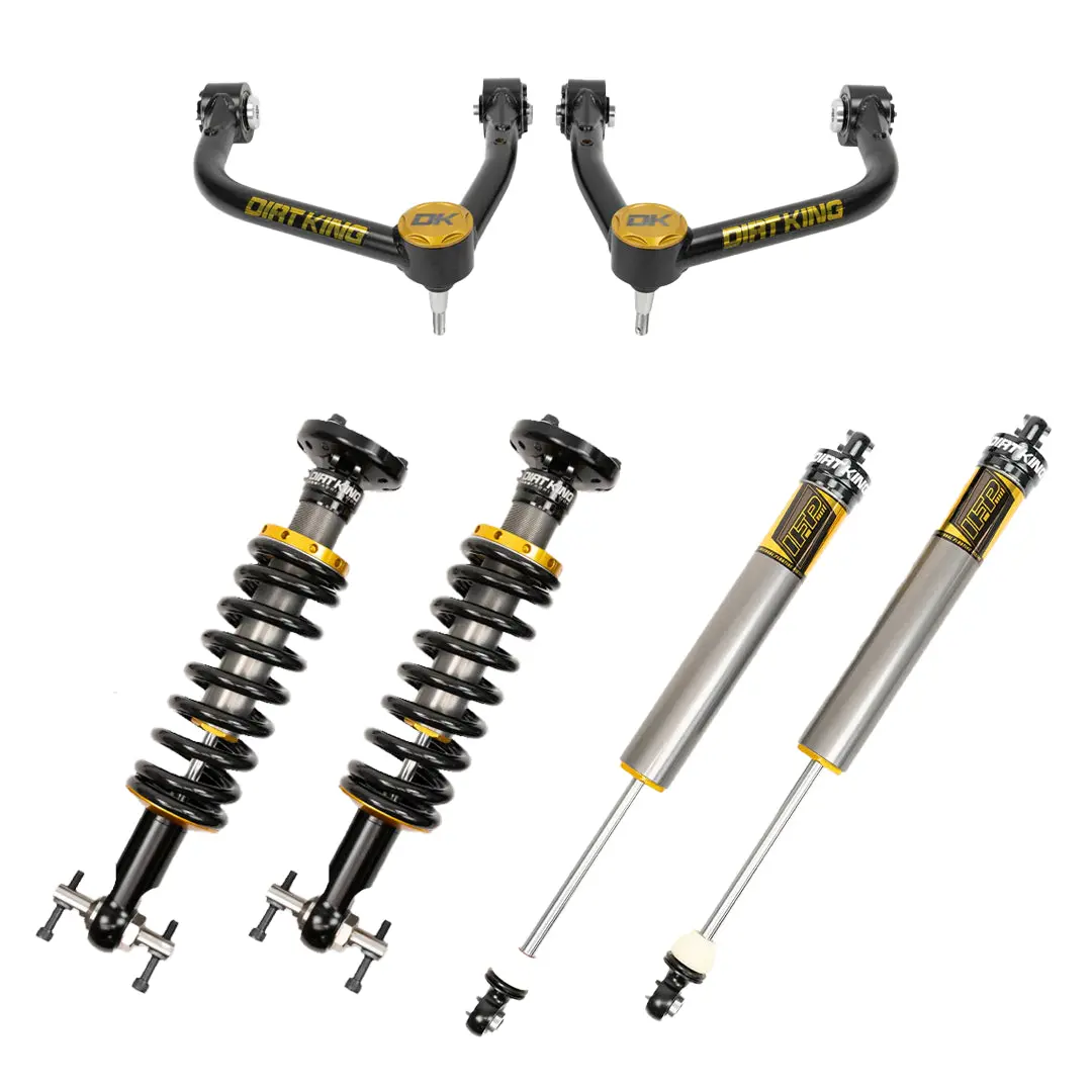 19-26 Gm 1500 Dirt King Stage 1 Mid Travel Kit With Dirt King 2.0 Ifp Shocks 1