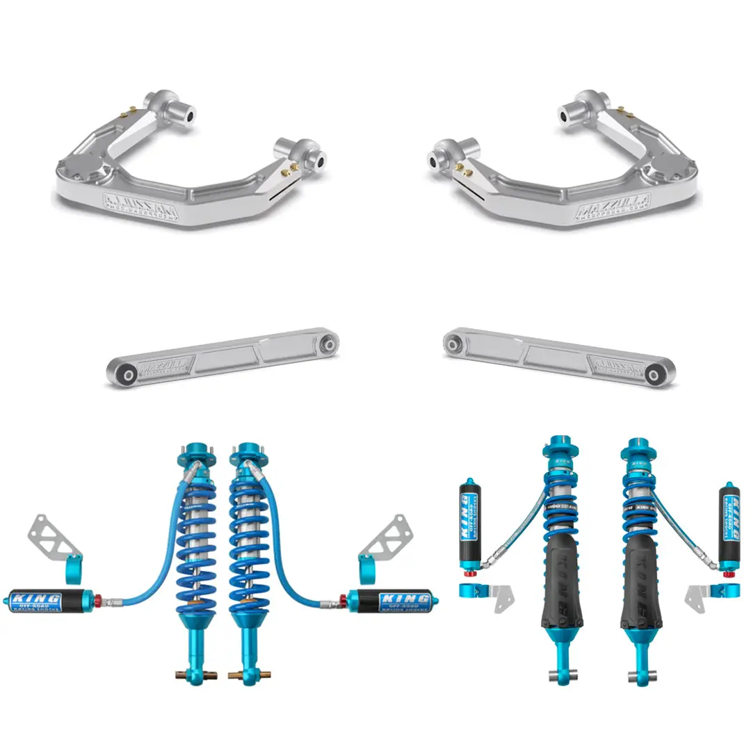 2021+ Ford Bronco Mazzulla Stage 3 Mid Travel Kit With King 2.5 Adjustable Shocks 1