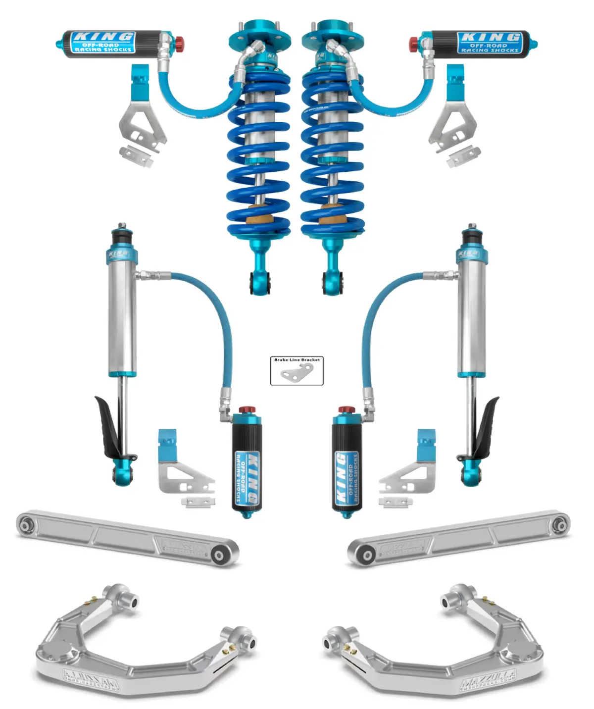 2022+ Toyota Tundra Mazzulla Stage 3 Mid Travel Kit With King Shocks 1