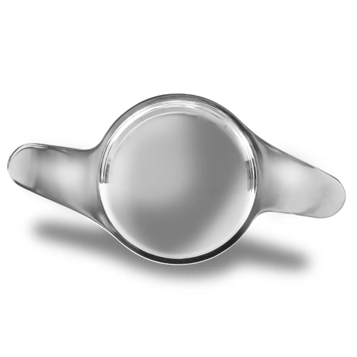 2 Bar Ear Swept Dome Knock Off Chrome 1