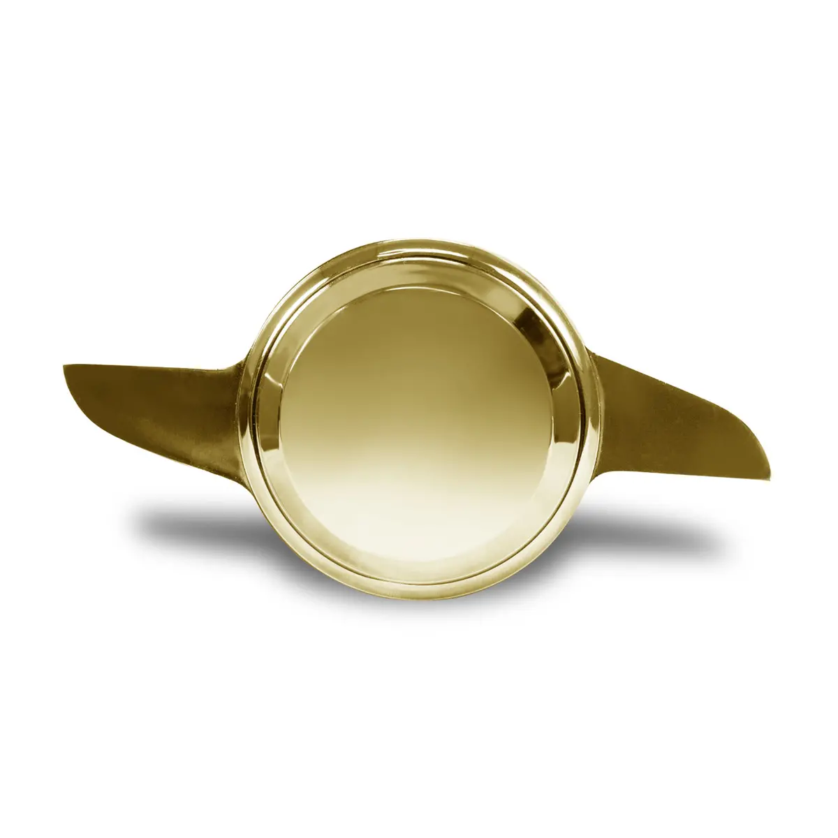 2 Bar Swept Dome Shark Fin Knock Off Titanium Gold 1