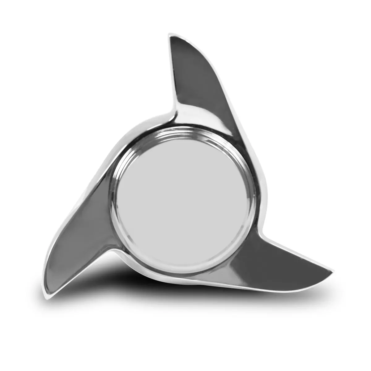 3 Bar Shark Fin Swept Dome Knock Off Chrome 1