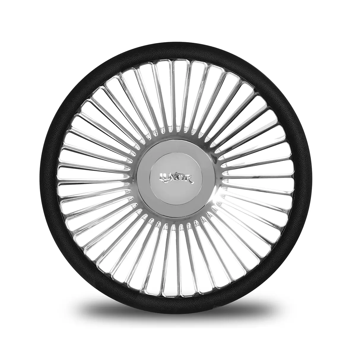 [Sale] 15" Billet Straight Steering Wheel Chrome 1