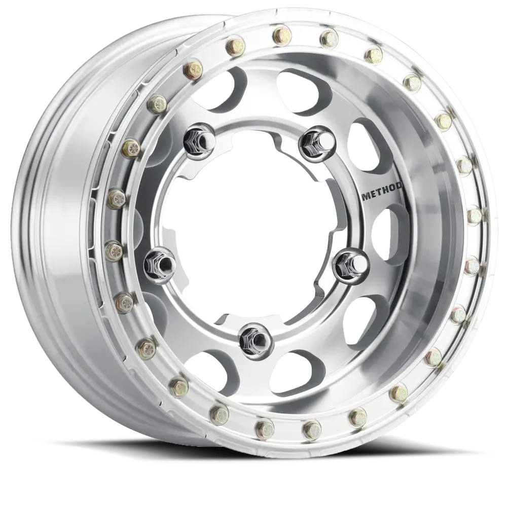Method 15X7 Buggy Beadlock Mr103 Bolt Pattern 5 On 205 Offset -45 Lip Size 3.27 Raw Machined Aluminum Wheel 1