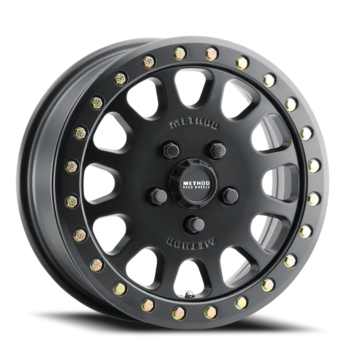 Method 15X6 Mr401 Beadlock Utv Bolt Pattern 5 On 114.3 Offset 49 Lip Size 0 Matte Black Mb Aluminum Wheel 1