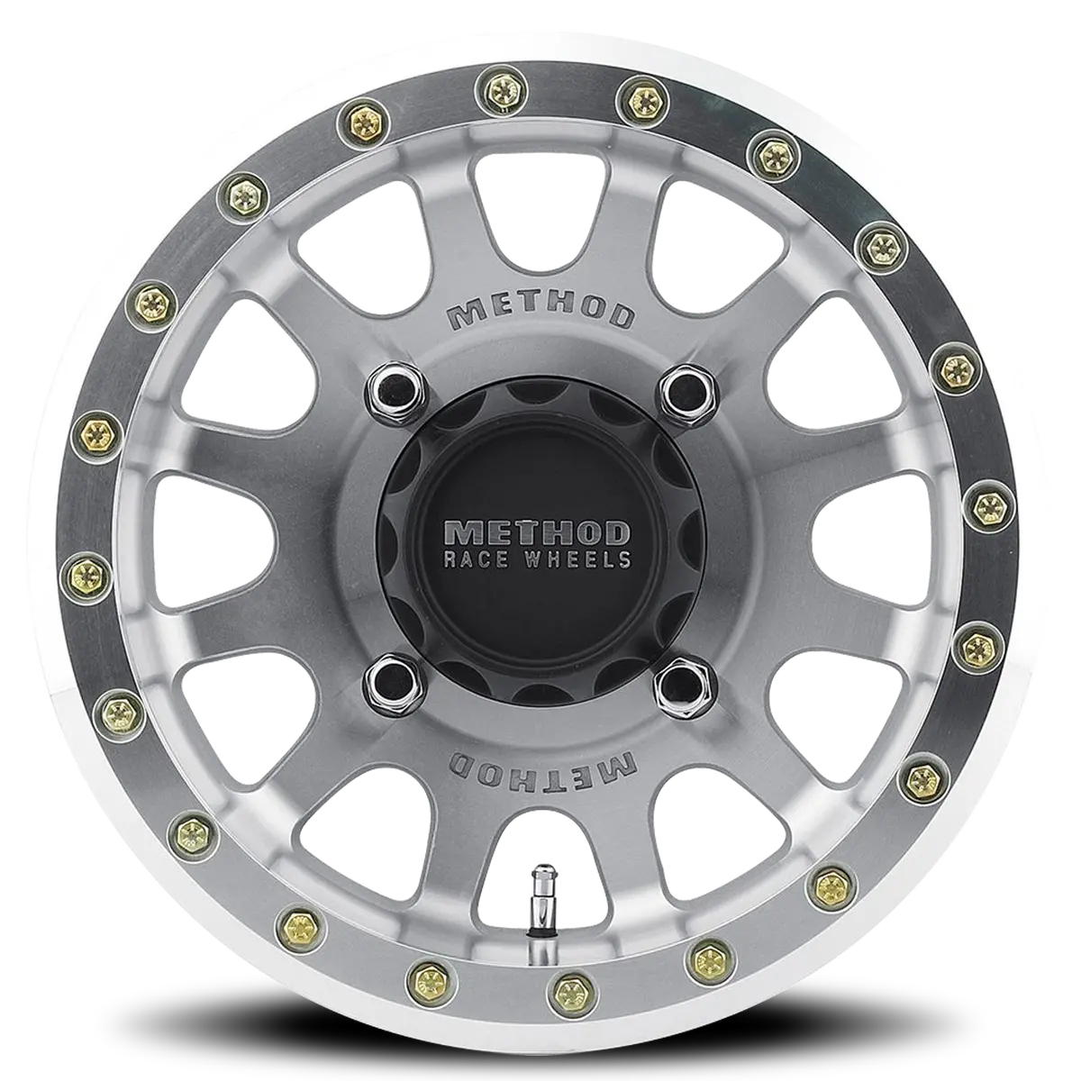 Method 15X7 Mr401 Beadlock Utv Bolt Pattern 5 On 114.3 Offset 38 Lip Size 0.79 Machined Raw Machined Sl Aluminum Wheel 2