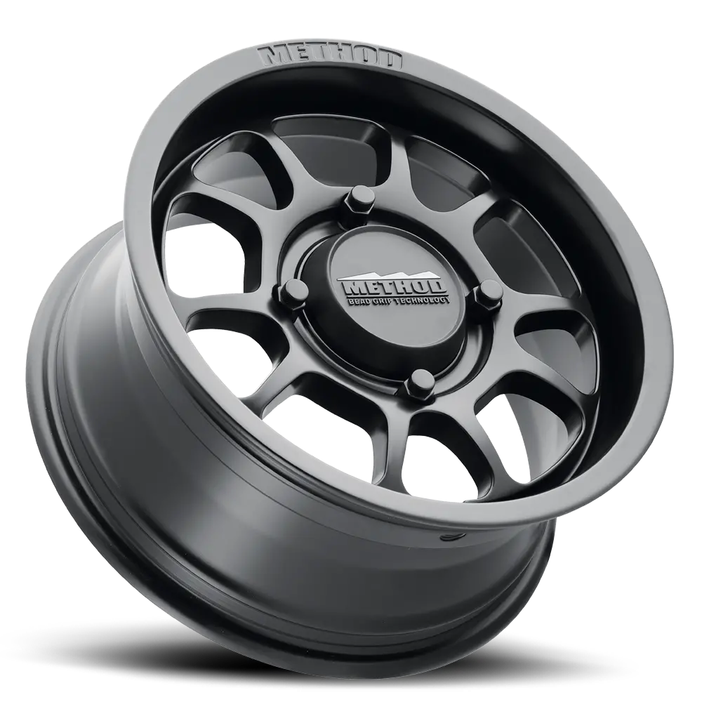 Method 15X7 Mr409 Bead Grip Utv Bolt Pattern 4 On 136 Offset 38 Lip Size 2.28 Matte Black Mb Aluminum Wheel 2