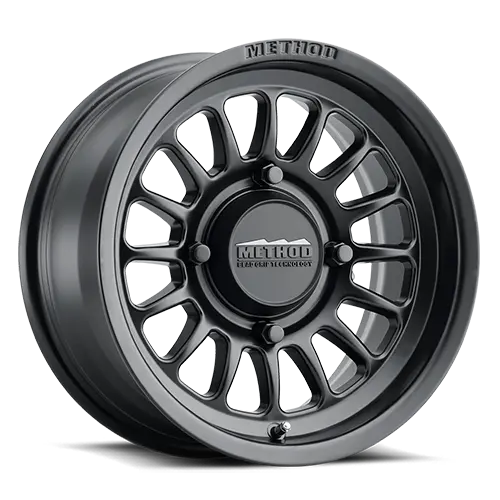 Method 15X7 Mr411 Bead Grip Utv Bolt Pattern 4 On 156 Offset 13 Lip Size 1.85 Matte Black Mb Aluminum Wheel 1