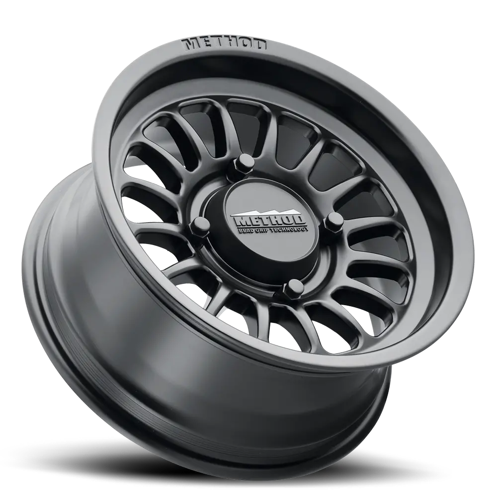 Method 15X7 Mr411 Bead Grip Utv Bolt Pattern 4 On 156 Offset 13 Lip Size 1.85 Matte Black Mb Aluminum Wheel 2