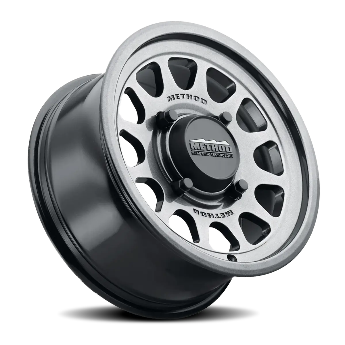 Method 15X7 Mr414 Bead Grip Utv Bolt Pattern 4 On 136 Offset 13 Lip Size 1.18 Graphite Gy Aluminum Wheel 2