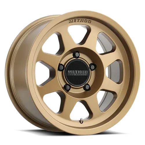 Method 15X7 Bead Grip Mr701 Bolt Pattern 5 On 100 Offset 15 Lip Size 0.91 Method Bronze Brz Aluminum Wheel 1