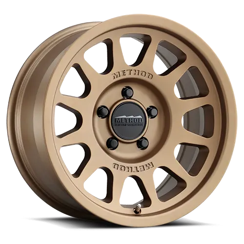 Method 15X7 Bead Grip Mr703 Bolt Pattern 5 On 100 Offset 15 Lip Size 1.18 Method Bronze Brz Aluminum Wheel 1