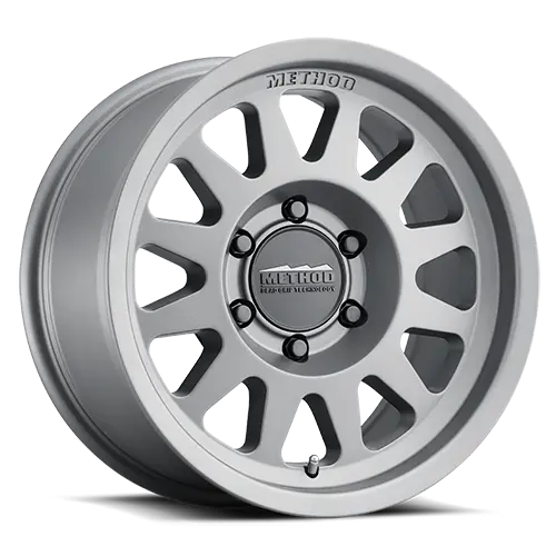 Method 15X7 Bead Grip Mr704 Bolt Pattern 5 On 100 Offset 15 Lip Size 1.18 Titanium Sl Aluminum Wheel 1