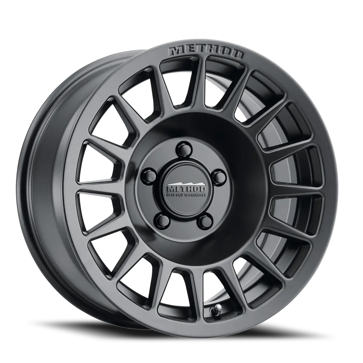 Method 15X7 Bead Grip Mr707 Bolt Pattern 5 On 100 Offset 15 Lip Size 0 Matte Black Mb Aluminum Wheel 1
