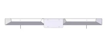 2001-2010 Gm 2500 Rear Plate Bumper 1