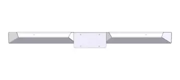 2011-2019 Gm 2500 Rear Plate Bumper 1