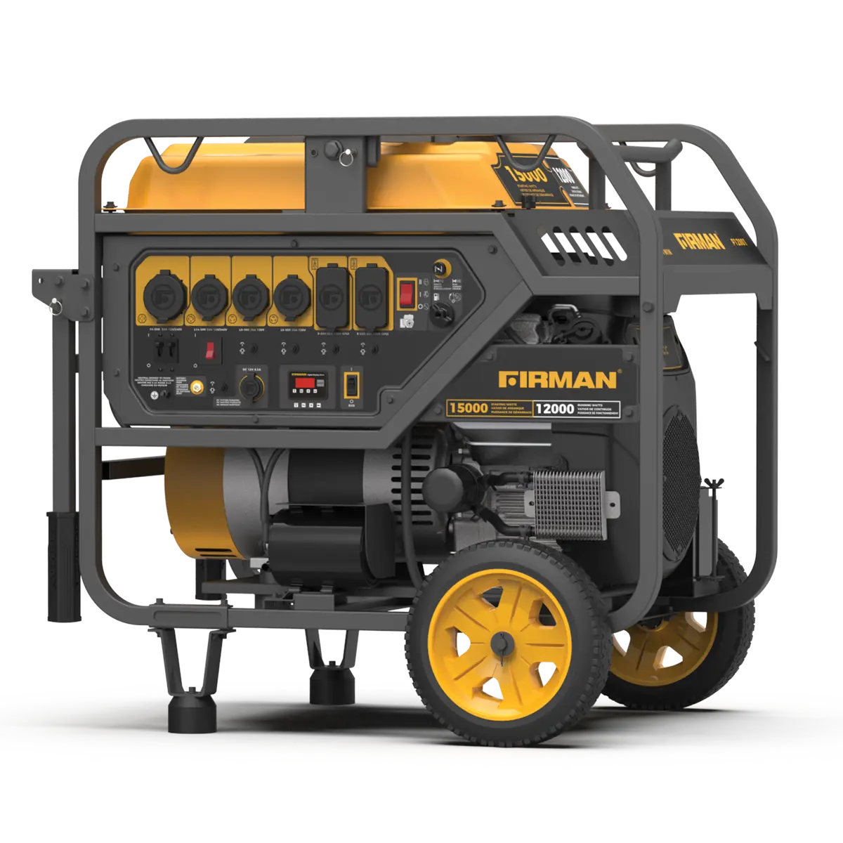 Gas Portable Generator 15000W Electric Start 120/240V 1