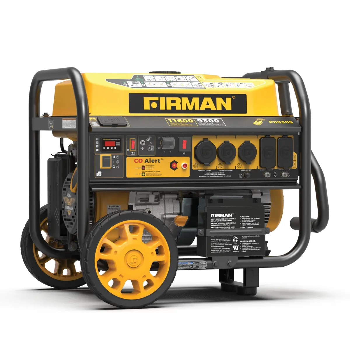 Gas Portable Generator 11600W Remote Start 120/240V With Co Alert 1