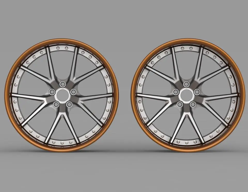 3-Piece Forged Wheels For Bmw 1
