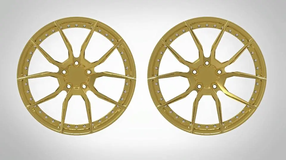 3-Piece Forged Wheels For Ferrari F40 1