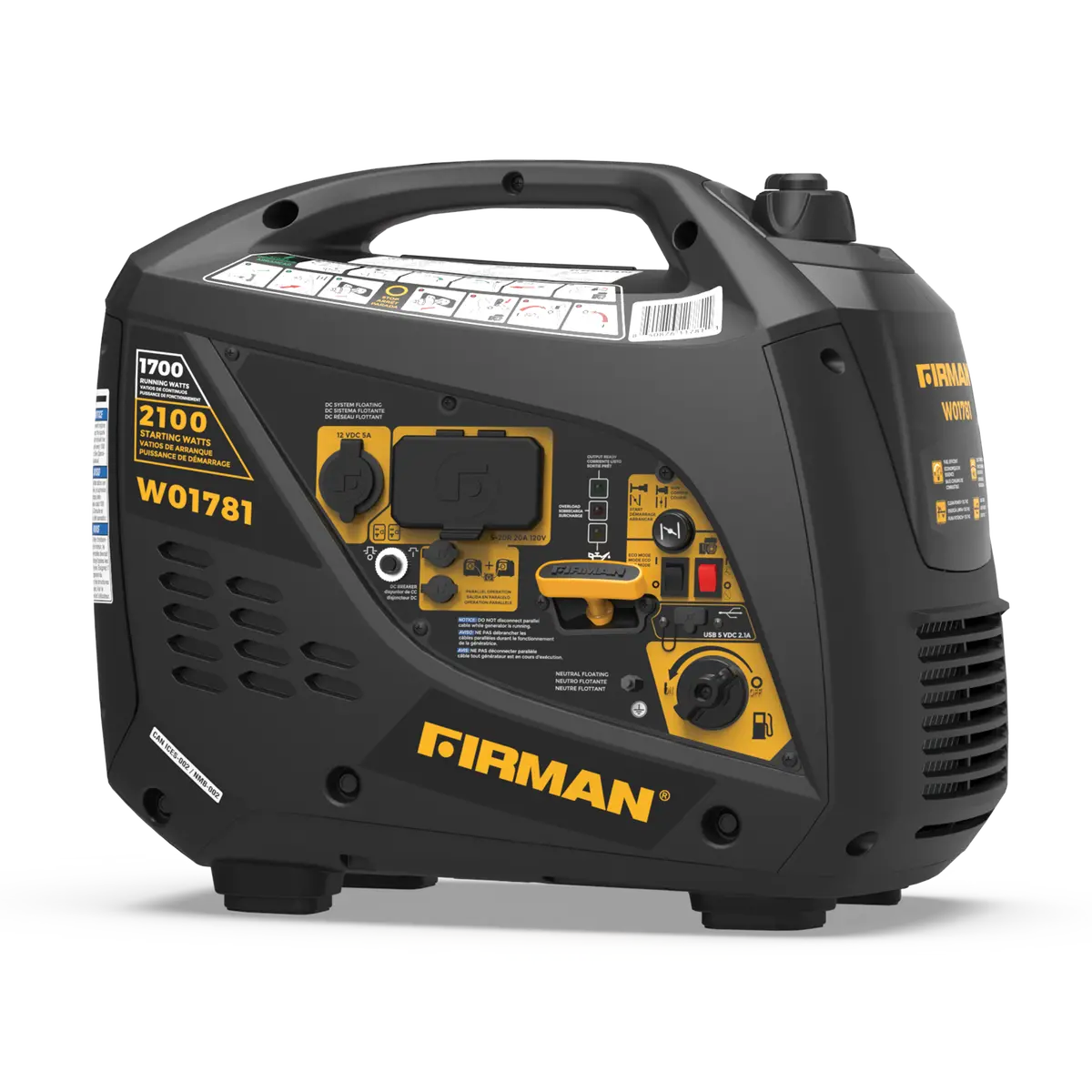 Refurbished Inverter Portable Generator 2100W Recoil Start 1
