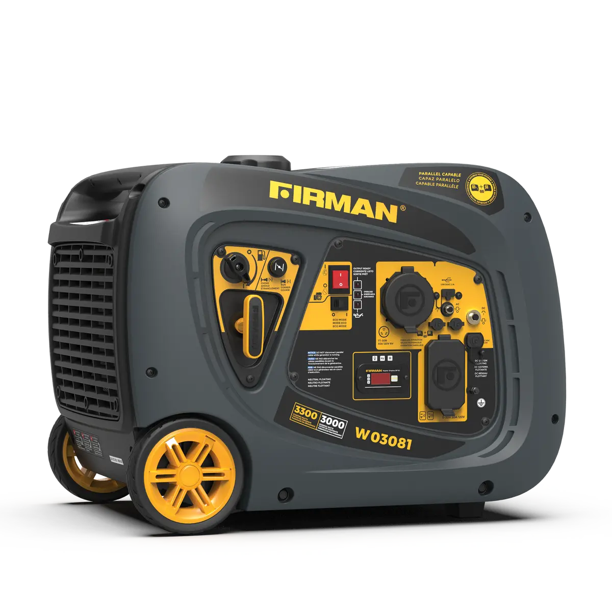 Refurbished Inverter Gas Portable Generator 3300W Recoil Start 1