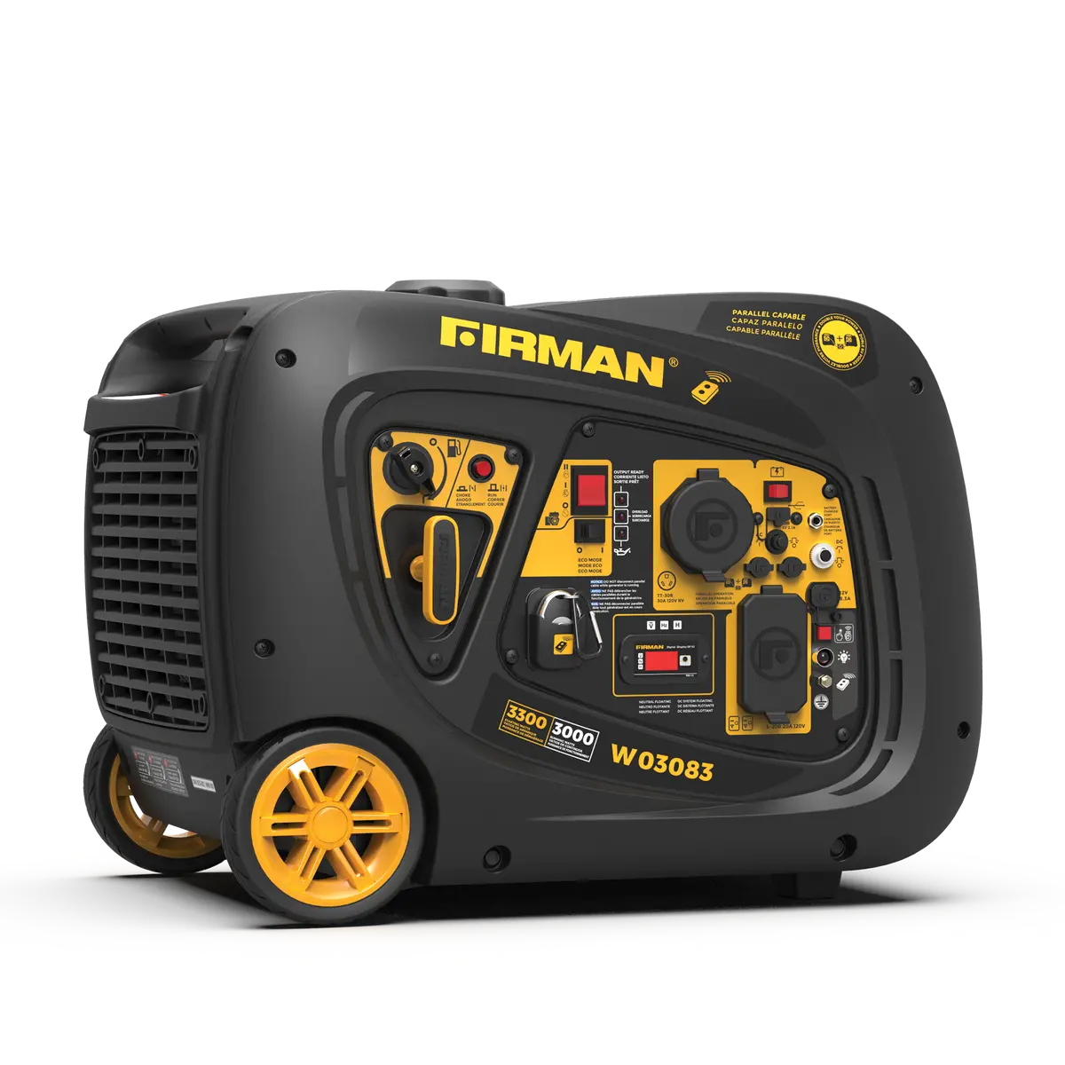 Refurbished Inverter Portable Generator 3300W Remote Start 1