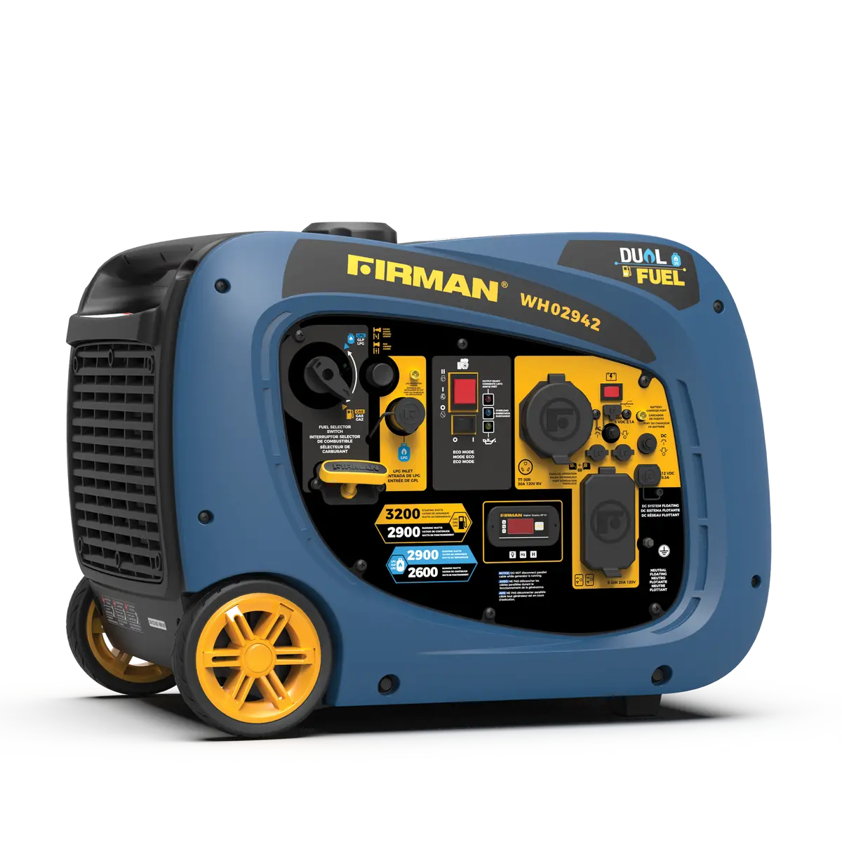 Refurbished Dual Fuel Inverter 3200W Electric Start 1