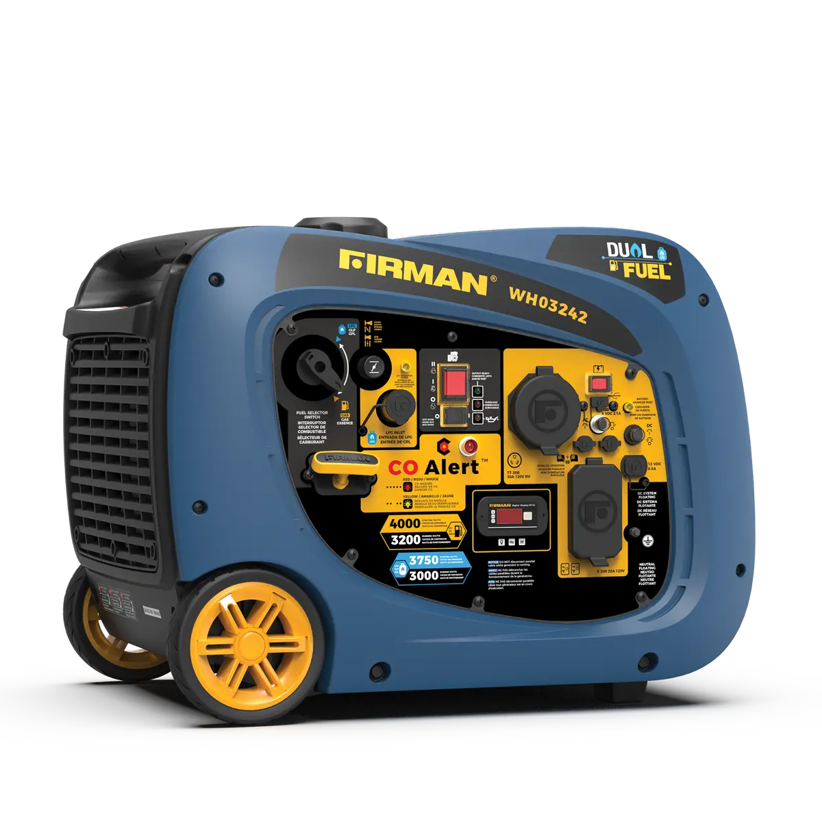 Refurbished Dual Fuel Inverter 4000W W/ Electric Start 1