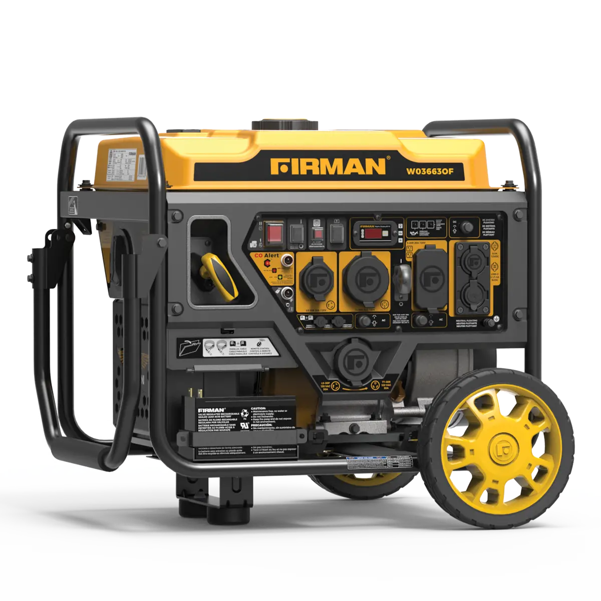 Inverter Open Frame Portable Generator 4500W Remote Start With Co Alert 1