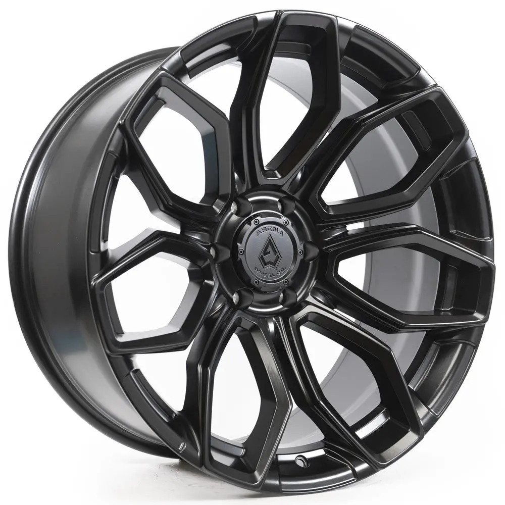 20X10 Arena A116 Cobra Satin Black Wheel 5X5 (-18Mm) 1
