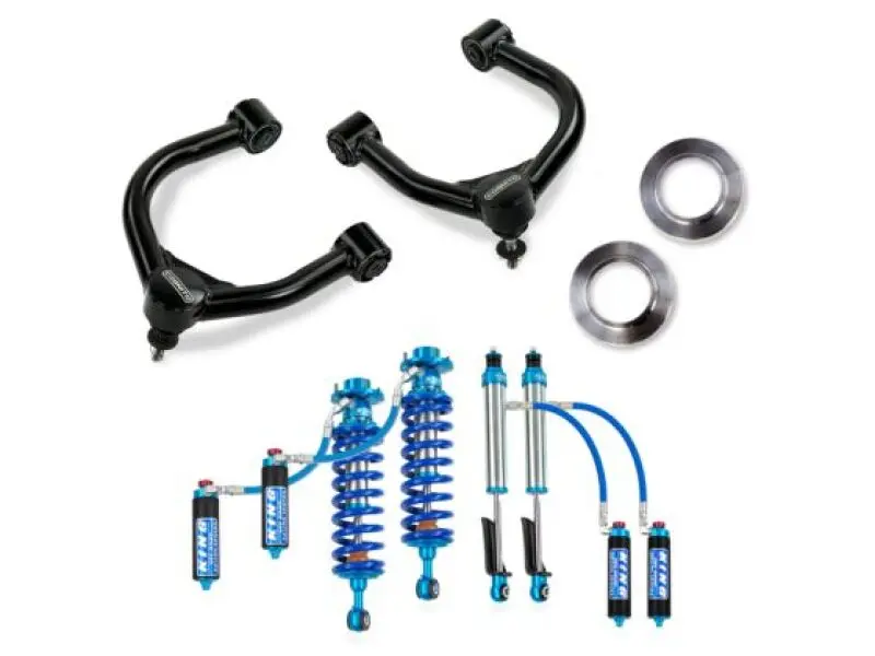 Cognito 22-24 Toyota Tundra (W/ Rear Coil Springs) 3In Elite Leveling Lift Kit W/ King 2.5 Rr Shocks 1