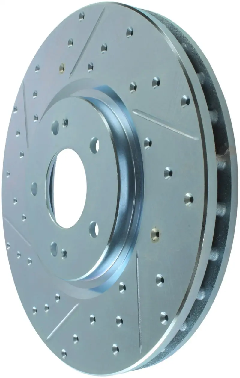 Stoptech Select Sport Drilled And Slotted Front Left Brake Rotor 1