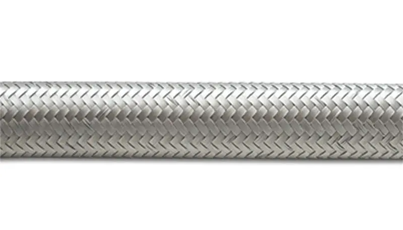 Vibrant Ss Braided Flex Hose -8 An 0.44In Id (50 Foot Roll) 1