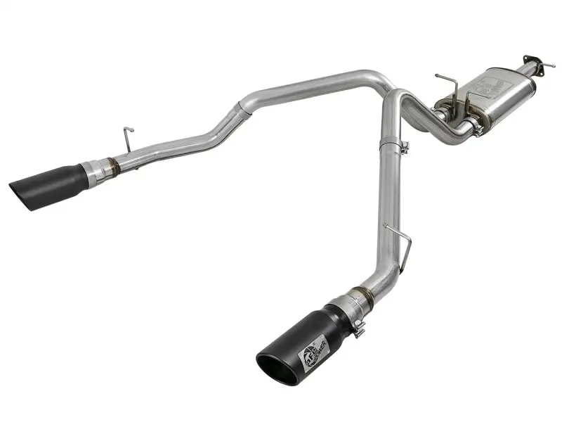 Afe Mach Force Xp Stainless Steel Cat-Back Exhaust — 3-Inch, Black Tip — For 2019 Ram 1500 5.7L V8 1