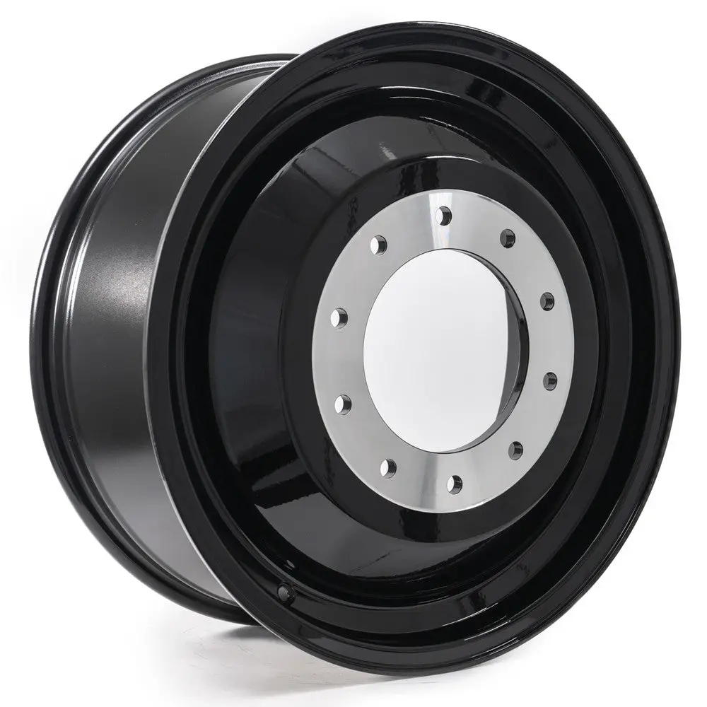 22X8.25 Arena A100 Glossy Black Dually Inner Wheel 10X225 (116Mm) 1