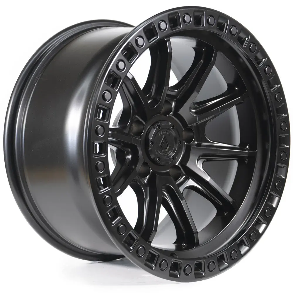 17X9 Arena A103 Mission Satin Black Wheel 5X5 (-12Mm) 1
