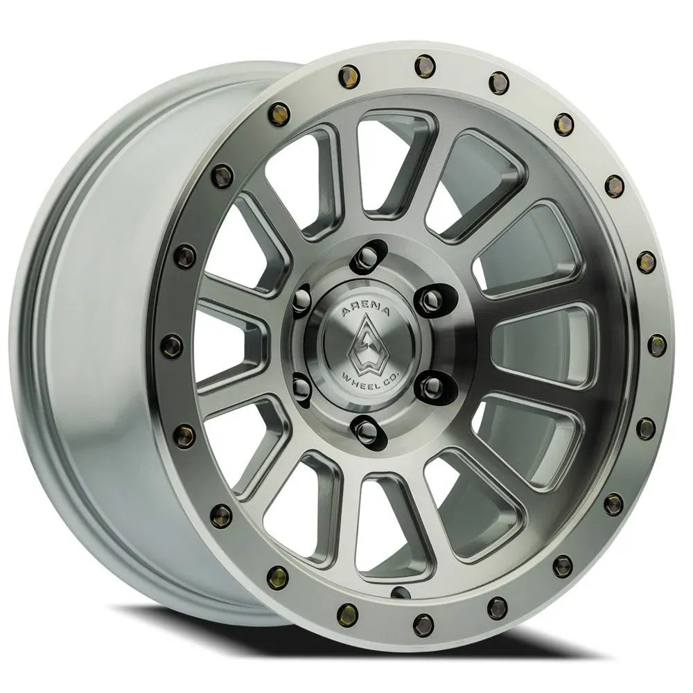 20X9 Arena A105 Ammo Gloss Silver Machined Wheel 6X135 (0Mm) 1