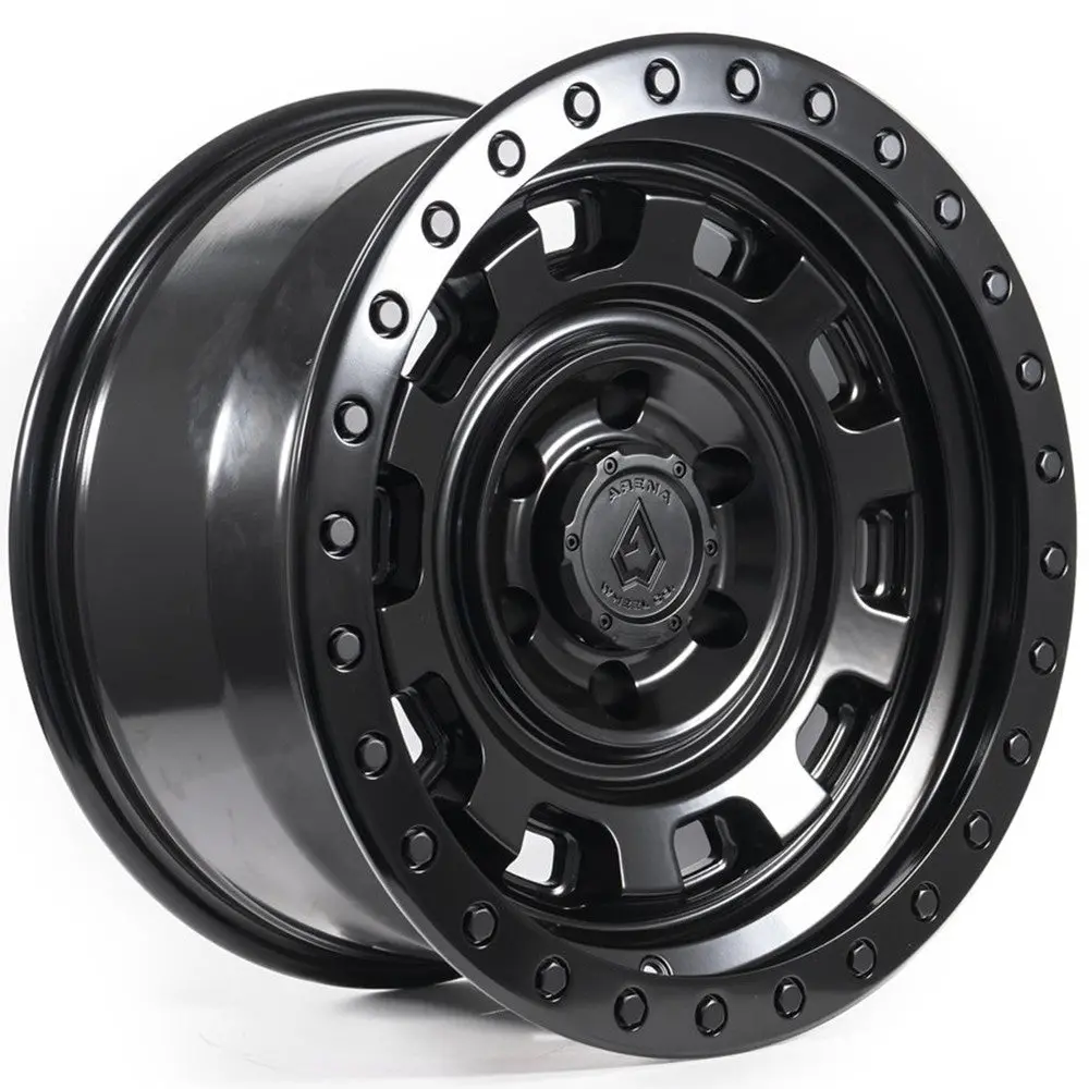 17X9 Arena A112 Gunner Satin Black Wheel 5X5 (0Mm) 1