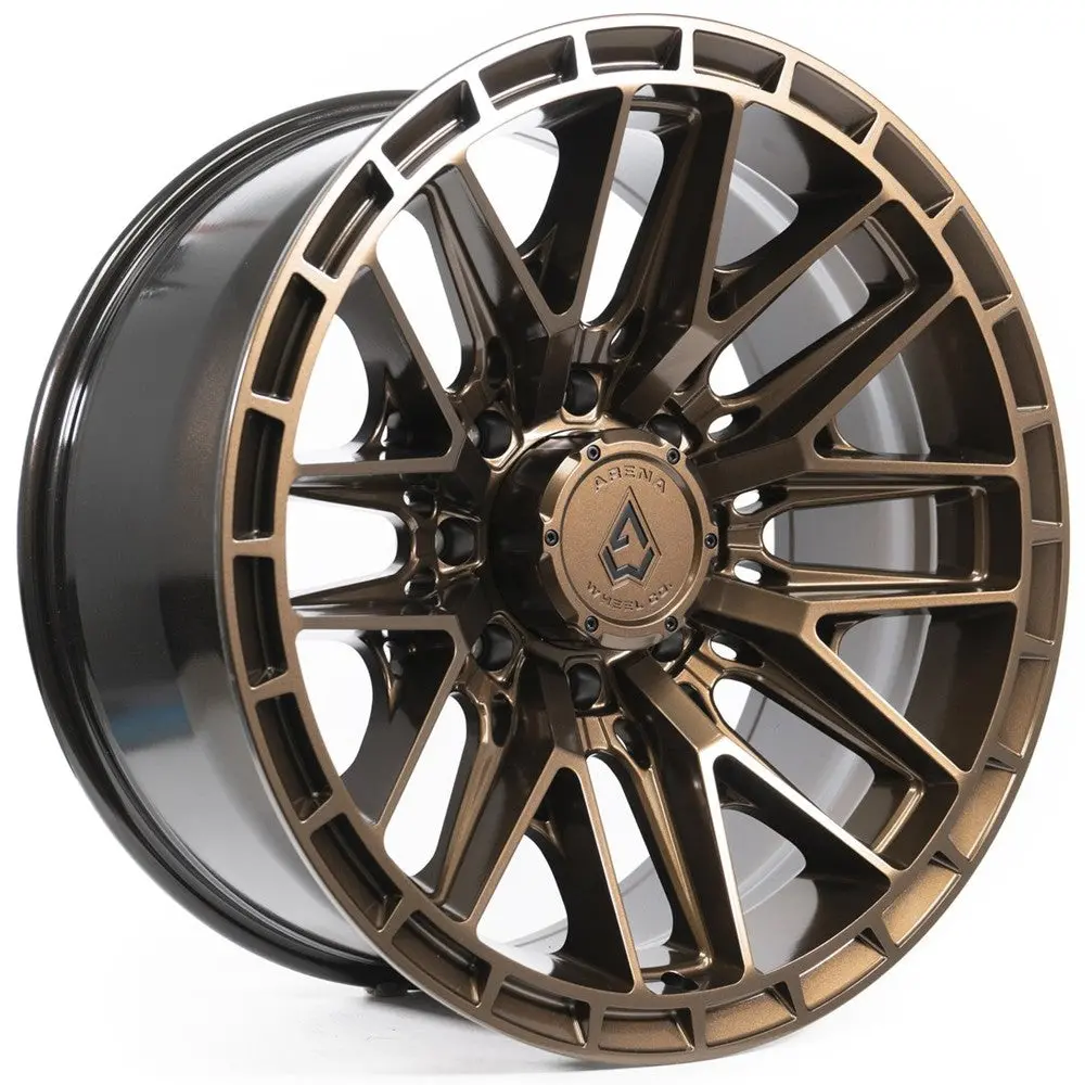 22X12 Arena A114 Battle Smoked Bronze Tint Clear Wheel 8X6.5 (-44Mm) 1