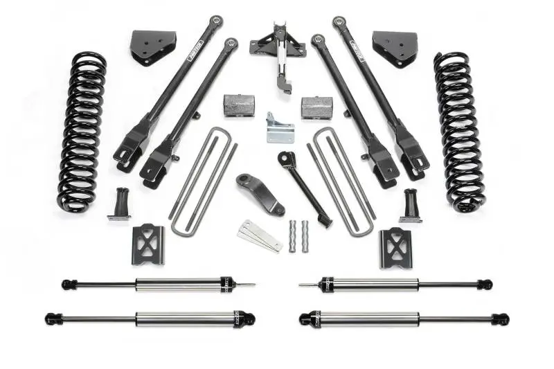 Fabtech 6-Inch 4-Link Lift System With Dual-Level Shocks For 2005–2007 Ford F-350 4Wd 1