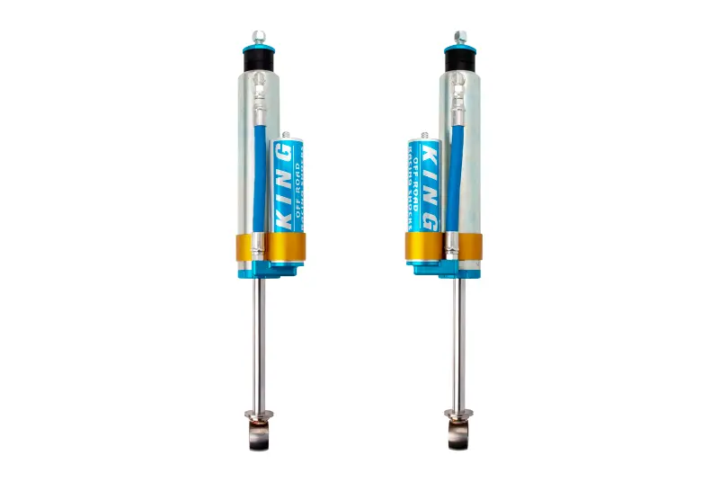 King Shocks 96-02 Toyota 4Runner Rear 2.5 Dia Piggy Hose Reservoir (Pair) 1