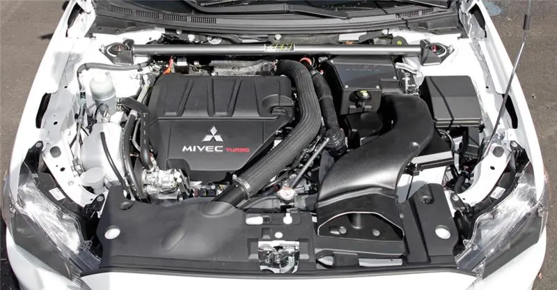Aem Cold Air Intake System — Machined Aluminum Design — For 2009–2011 Mitsubishi Lancer Ralliart 2.0L 1