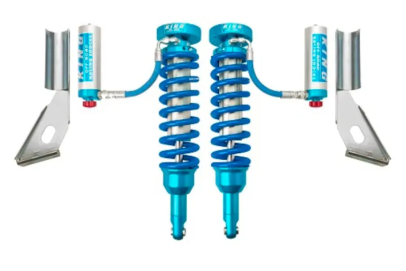 King Shocks 2010+ Toyota Fj Front 2.5 Dia Coilover Remote Reservoir Shock W/Adjuster (Pair) 1