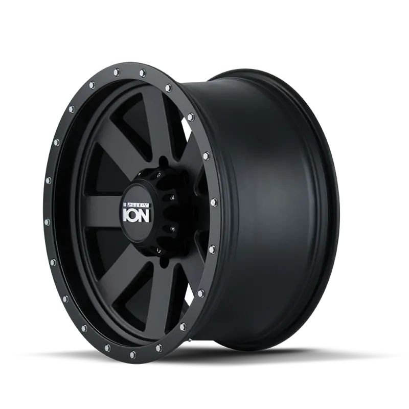 Ion Type 134 Beadlock-Style Wheel — 18X10, 5X127, -19Mm Offset, Matte Black/Black Finish 1