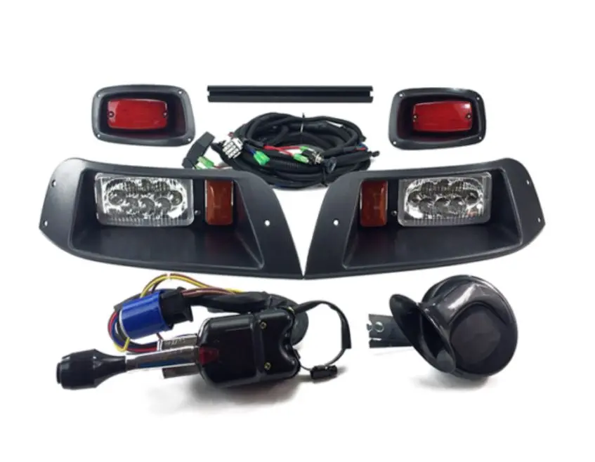 Led Headlight Kit With Turn Signals For Ezgo Txt Golf Carts 1994-2013 1