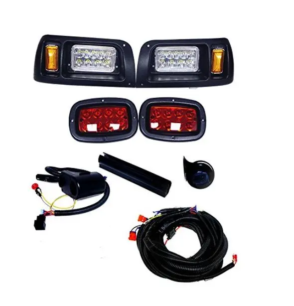 Deluxe Led Light Kit (Wrap Around) For Club Car Ds Golf Carts 1993+ 1