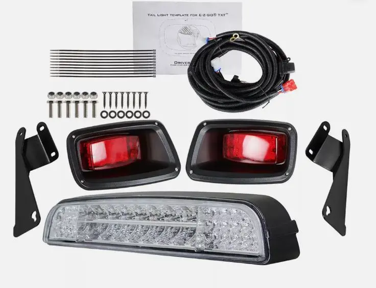 Deluxe Street Package Light Bar Kit For Ezgo Txt Golf Carts (1996-2013) 1